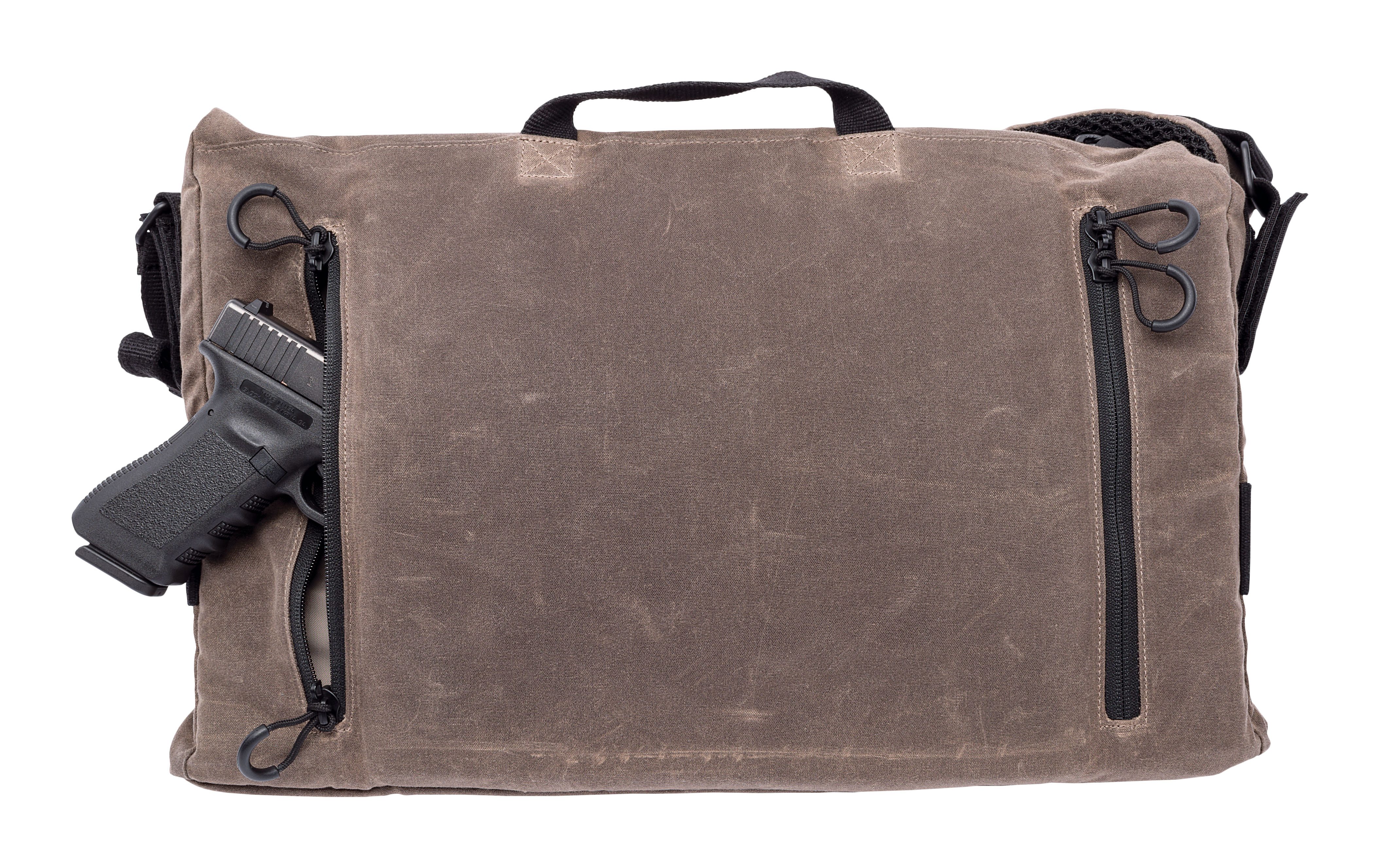 BH 61WC00ER Diversion Wax Canvas Messenger Earth Back Wgun.jpg